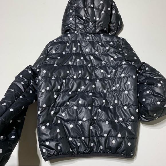 Joe fresh girls 10-12Y polka dot hooded puffer jacket - Picture 6 of 6